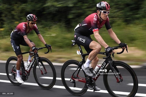 Geraint Thomas y Egan Bernal