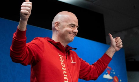 Gianni Infantino ya piensa en el Mundial Catar 2022