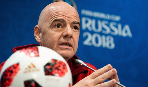 Gianni Infantino actual presidente de la FIFA