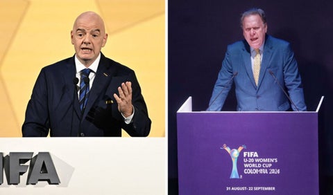 Gianni Infantino y Ramón Jesurún