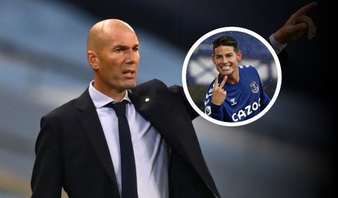 James Rodríguez, Zinedine Zidane