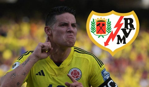 James Rodríguez con el Rayo Vallecano
