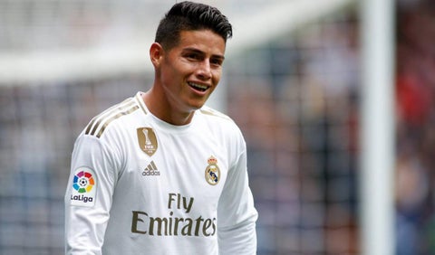 James Rodríguez, jugador del Real Madrid