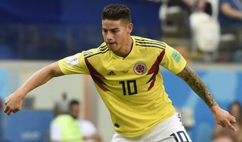 James Rodríguez, jugador de la Selección Colombia