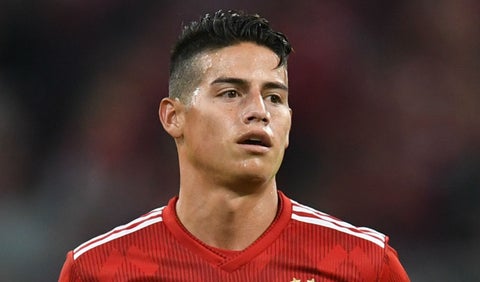 James Rodríguez, jugador colombiano del Bayern Múnich
