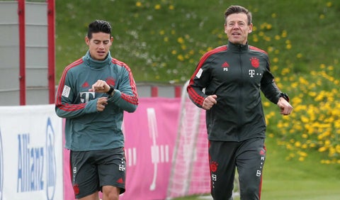 James en Bayern Münich