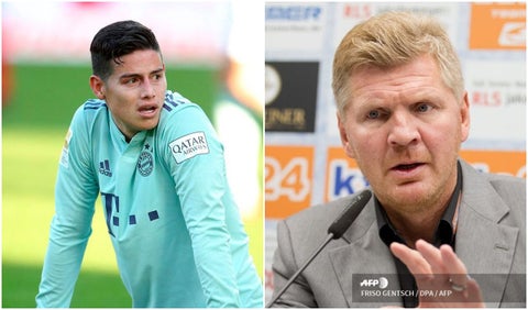 James Rodríguez y Stefan Effenberg