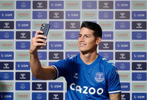 James Rodríguez, nuevo jugador de Everton.