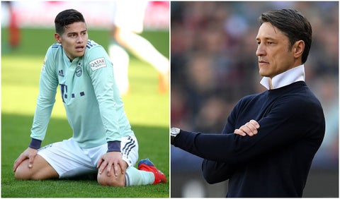 James Rodríguez y Niko Kovac