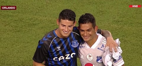 James Rodríguez y Macalister Silva