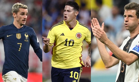 James - Muller y Griezmann