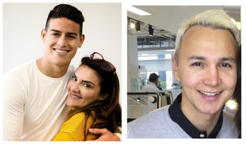 James, Pilar Rubio y Mauricio Leal