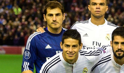 Iker Casillas y James Rodríguez