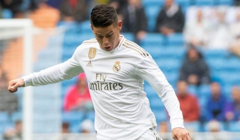 James Rodríguez, volante del Real Madrid