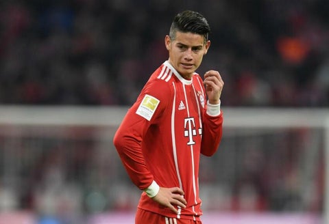James Rodríguez, jugador del Bayern Múnich