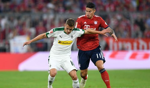 James Rodríguez, centrocampista del Bayern Múnich