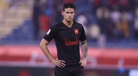 James Rodríguez en su debut con Al Rayyan