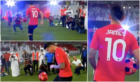 James Rodríguez y su presentación en el Al Rayyan