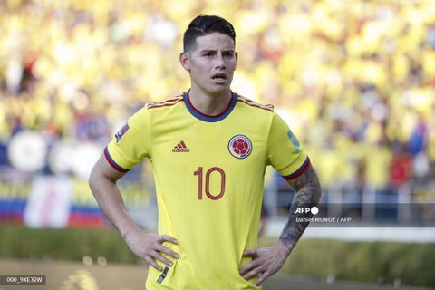 James Rodríguez, Colombia 2022-I