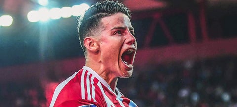 James Rodríguez con el Olympiacos