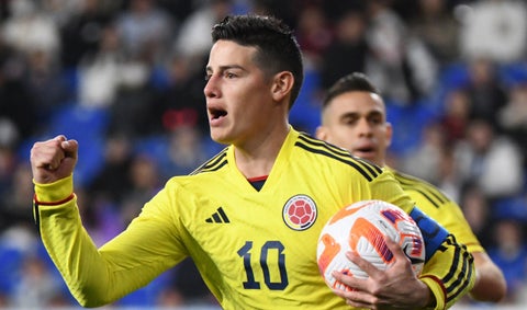 James Rodríguez con la Selección Colombia