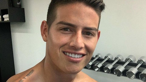 James Rodríguez en una foto publicada a través de Instagram