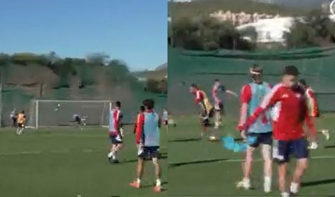 James Rodríguez Entrenamiento Olympiacos