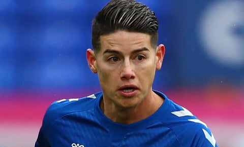 James rodríguez, Everton, Premier League 2021