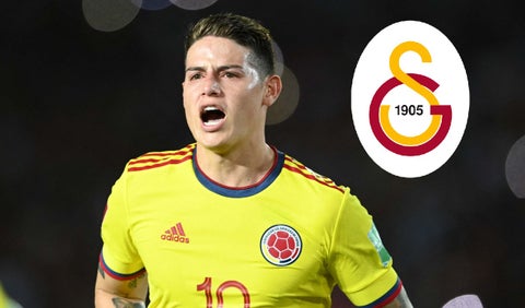 James Rodríguez en el partido Real Madrid ante el Galatasaray