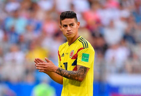 James Rodríguez con la Selección Colombia