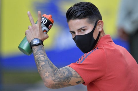 James Rodríguez, jugador colombiano