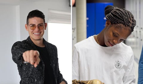 James Rodríguez, Linda Caicedo