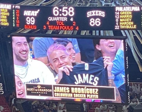 James Rodríguez, NBA, Miami Heats