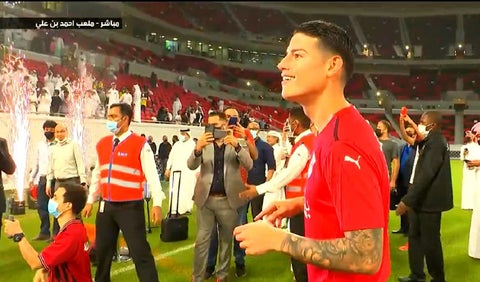 James Rodríguez presentación Al Rayyan