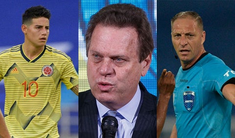 James Rodríguez, Ramón Jesurun, Nestor Pitana, Copa América 2021