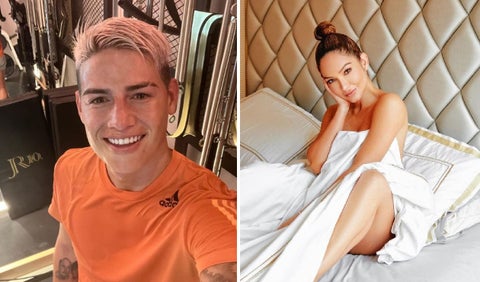 James Rodríguez y Kimberly Reyes