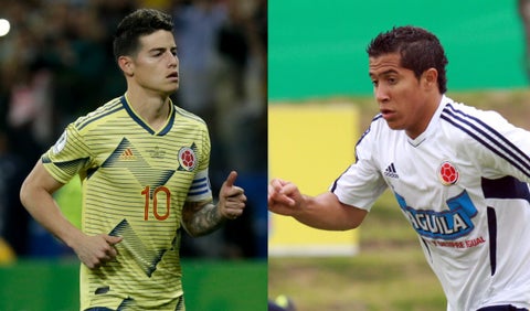 James Rodríguez y Michael Ortega, Selección Colombia