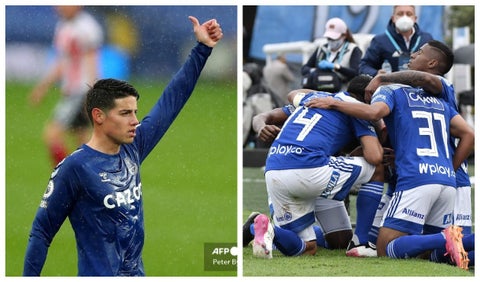 James Rodríguez y Millonarios
