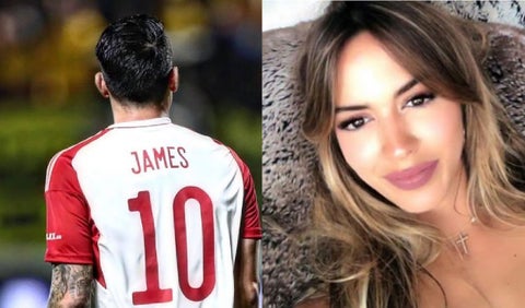 James Rodríguez y Shanon de Lima