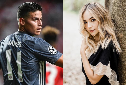 James Rodríguez y Tuti Vargas, ¿de romance?