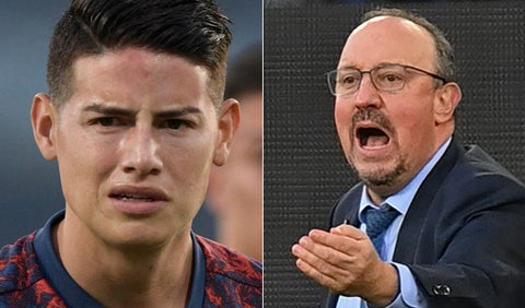 James rompe los códigos y expone a Rafa Benítez por salida del Everton