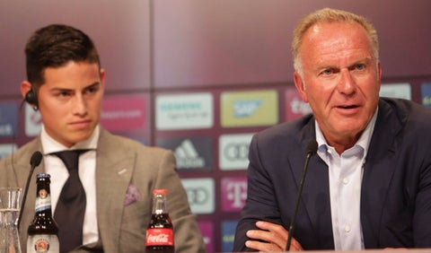 James Rodríguez y Rummenigge
