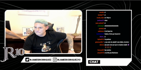 James Rodríguez, Twitch