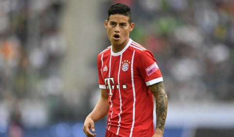 James Rodríguez, centrocampista del Bayern Múnich