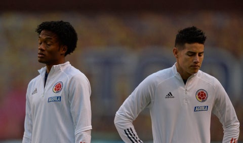 James y Cuadrado