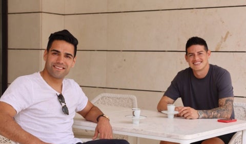 Falcao García y James Rodríguez