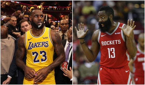 LeBron James y James Harden
