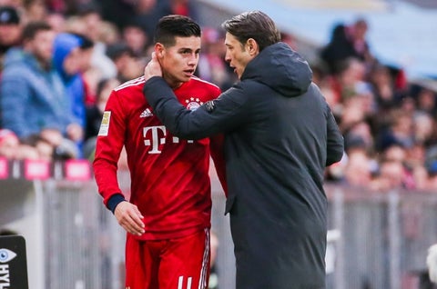James Rodríguez y Niko Kovac