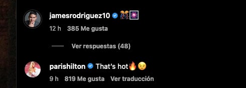 James y su mensaje a Dua Lipa