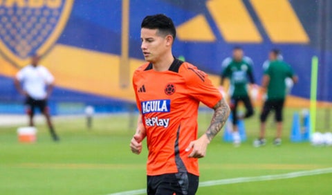 James Rodríguez con la selección Colombia